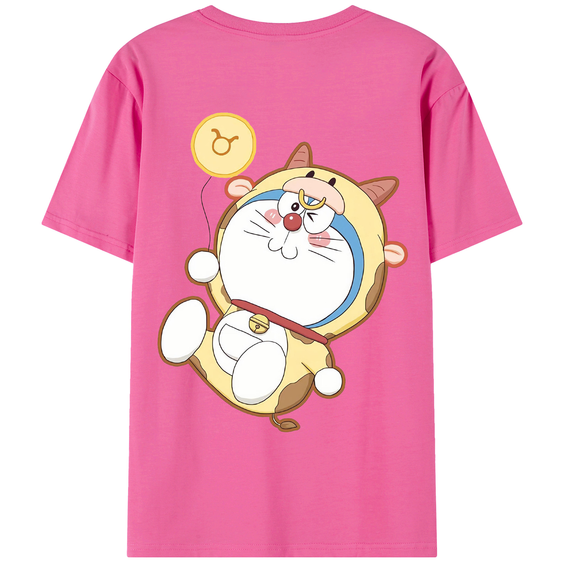 （画像用） ドラえもん Doraemon レディース半袖Tシャツ(バックプリント)